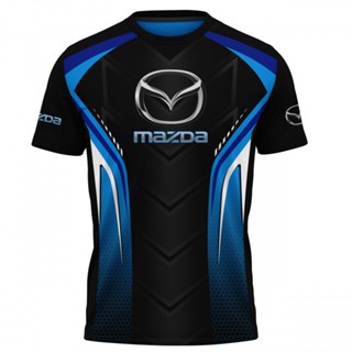 เสื้อกีฬาแขนสั้น ลายทีม Mazda D053 3D