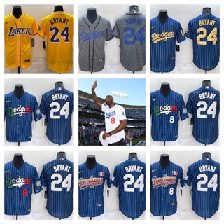 Los Angeles Dodgers Kobe Bryant เสื้อยืดเบสบอลบุรุษ