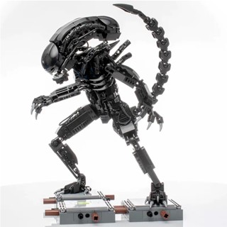 Aliens บล็อคตัวต่อ ภาพยนตร์เอเลี่ยน อิฐ เทคนิคอวกาศ ของเล่นสําหรับเด็กผู้ชาย ผู้หญิง 83040