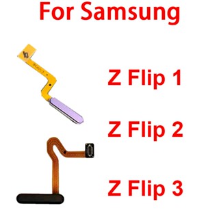 เซนเซอร์ลายนิ้วมือ สําหรับ Samsung Z Flip 1 F7000 2 F7070 3 F7110