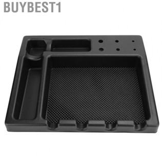 Buybest1 Barber Clipper Tray Salon Electric Hair Storage Box  Slip Black