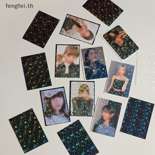 Fengfei ซองใส่โฟโต้การ์ด ฟิล์มเลเซอร์ กลิตเตอร์ รูปดาว 20 แผ่น ต่อแพ็ก