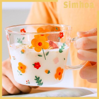 [SIMHOA] แก้วกาแฟ แก้วน้ําร้อน สําหรับอาหารเช้า เครื่องดื่ม