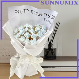 [Sunnimix] ช่อดอกกุหลาบ สําหรับทําช่อดอกไม้ ตกแต่งวันเกิด ห้องนั่งเล่น DIY