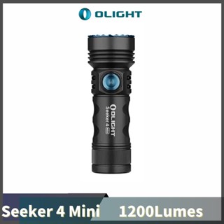 Olight Seeker ไฟฉายแม่เหล็ก แบบชาร์จไฟ ขนาดเล็ก 4 ดวง 1200 ลูเมนส์ พร้อมแบตเตอรี่