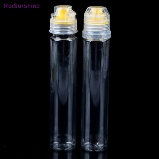 Ruisurshine ใหม่ ขวดบีบน้ําผึ้ง แบบใส ไม่หยด พร้อมฝาปิด 130 มล. 2 ชิ้น