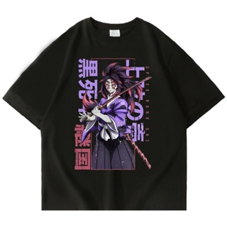 การออกแบบเดิมKokushibo อะนิเมะเสื้อยืด Demon Slayer Kamado Tanjirou Nezuko Creative Streetwear เสื้อ T ชายของขวัญพิเศษเสื้อผ้าเสื้อยืดท็อปแบบตัวสั้นS-5XL