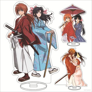 Yyds โมเดลฟิกเกอร์อะคริลิค รูปอนิเมะ Himura Kenshin Kamiya Kaoru สําหรับตกแต่งบ้าน