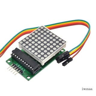 Iwo Dot Matrix โมดูลจอแสดงผล LED 8x8 สําหรับ Microcontroller