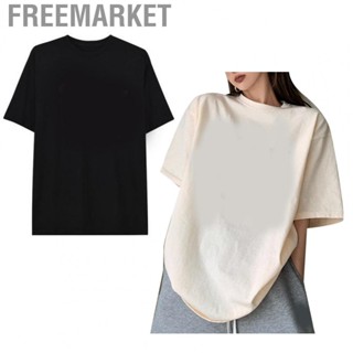 Freemarket Female Letter Printed T Shirt  Non Fading Versatile Matching Short Sleeve Fashionable Comfortable for Working