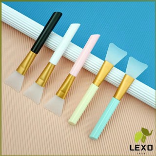 LEXO แผ่นปาดครีมมาส์ก DIY เครื่องมือความงามแผ่นซิลิโคนปาดครีมมาส์ก mask brush