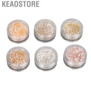 Keaostore Nail Art Sequins  Holographic Glitter Personalized Decorative for Salon Home