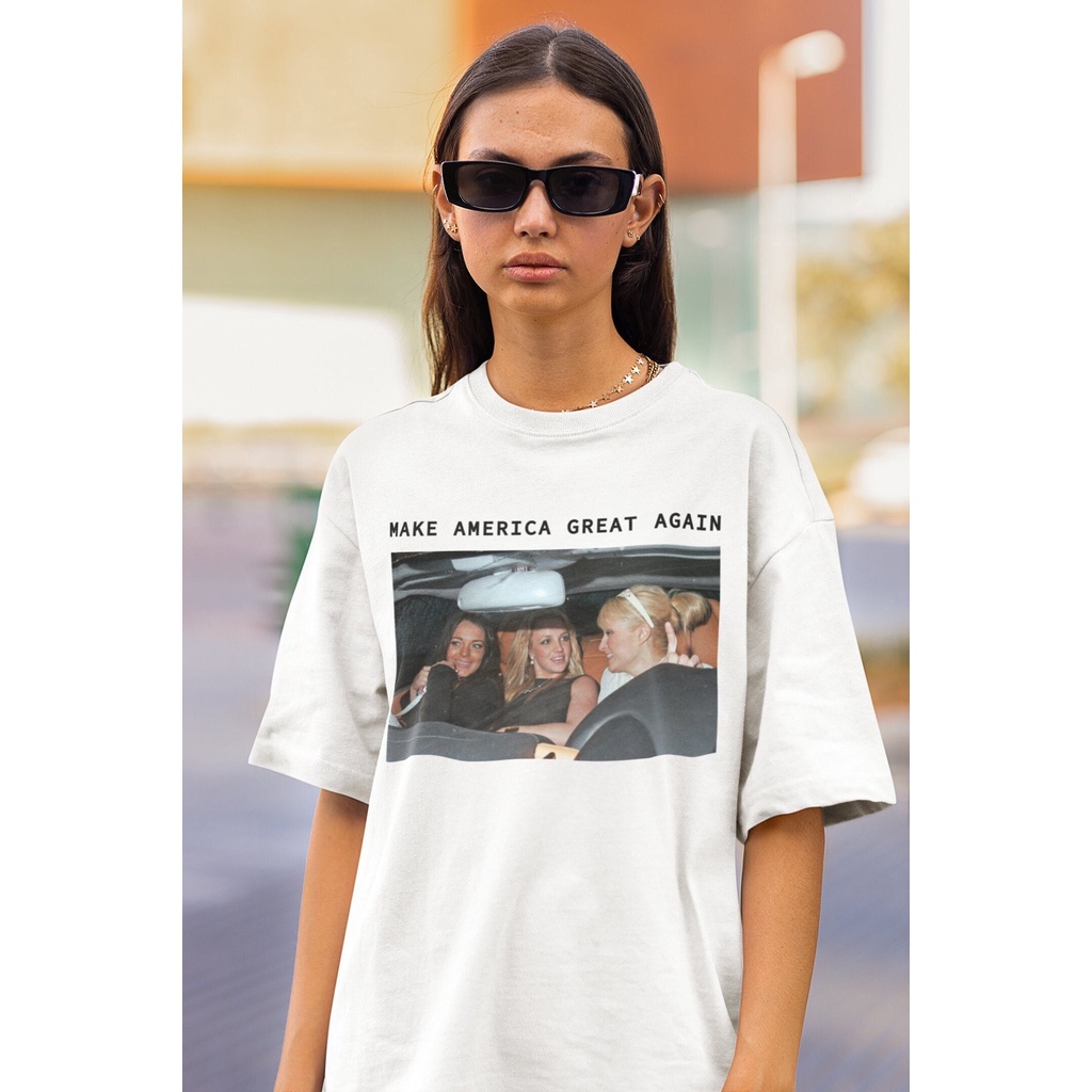Make America Great Again Shirt -Y2K,Britney Spears,Mean Girls Shirt,Funny Shirt,Bootleg,Paris Hilton Shirt,Britney Spears Shirt,Graphic Tees
