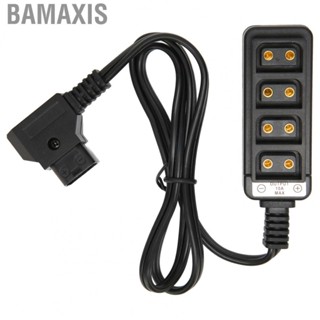 Bamaxis D Tap Male To 4 Port Female Splitter Power Cable  Photography Adapter Stable Strain Relief Device for Sony V Type  Batteries