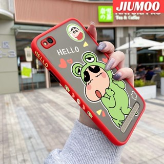 เคสมือถือ แบบใส ขอบสี่เหลี่ยม ลายการ์ตูนชินจัง กันกระแทก สําหรับ Xiaomi Redmi 5 5A 5 PLus