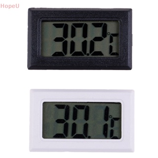 [HopeU] เครื่องวัดอุณหภูมิความชื้นดิจิทัล LCD ขนาดเล็ก 1 ชิ้น