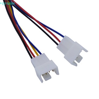 Epmn&gt; ใหม่ สายเคเบิลพัดลม PVC PH2.0 4Pin เป็น Double 3Pin 4Pin ขนาดเล็ก 12 ซม.