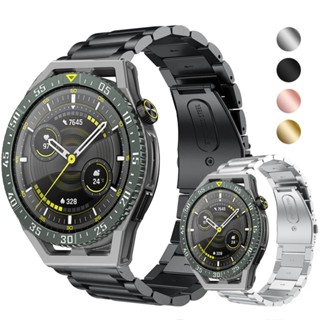 สายนาฬิกาข้อมือ สเตนเลส สําหรับ Huawei Watch GT 3 SE GT3/2 46 มม. Smartwatch สําหรับ Watch GT 4 3 Correa