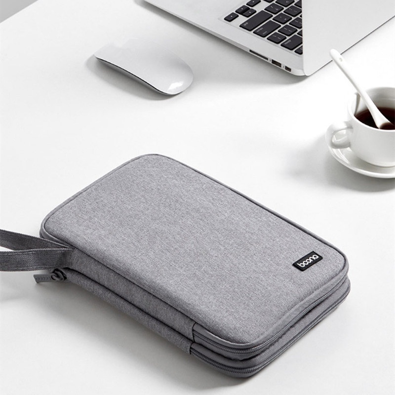 baona กระเป๋าเก็บแฟลชไดรฟ์ 40 ช่อง สองชั้น กันน้ํา เดินทาง สายเคเบิล USB กล้อง SD การ์ด เคสออแกไนเซอร์