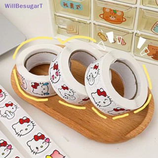 [WillBesugarT] สติกเกอร์ ลาย Hello Kitty Pachacco กันน้ํา สําหรับตกแต่งสมุดไดอารี่ 500 ชิ้น