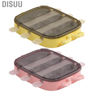 Disuu Ice Pop Maker  Exquisite Workmanship Easy Release Reusable Homemade DIY Silicone Moulds 6 Cavities for Kitchen