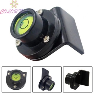 【COLORFUL】Bubble Level 1pc Black For Total Station For Total Station Theodolite Business