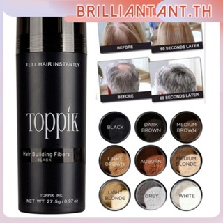 Toppik Hair Building Fibers Hair Loss Powder Thicker Hair Care Growth Beauty Products 27.5g Hair Loss Building Fibers bri