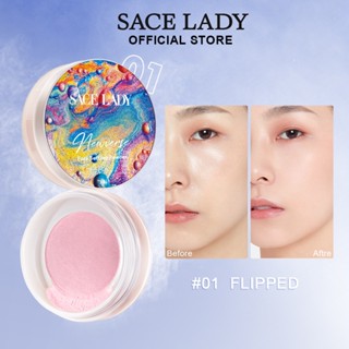 Sacelady ชุดแป้งฝุ่นแต่งหน้า ติดทนนาน ไม่ปิดกั้น ละเอียดอ่อน น้ําหนักเบา SL260