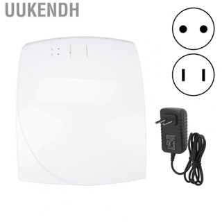 Uukendh Gel Polish Dryer  Lightweight  Dual Light Drying Lamp with Adaptor for Nail Salon