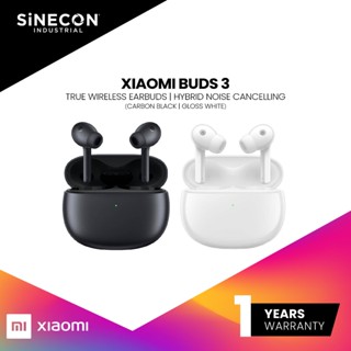 Xiaomi Buds 3 หูฟัง True Wireless ระบบตัดเสียงแบบ Hybrid Active Noise Cancelling กันน้ำระดับ IP55