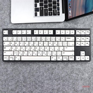 Zzz ปุ่มกดคีย์บอร์ด MDA PBT สไตล์ MAC สําหรับ Cherry MX SwitchMechanical