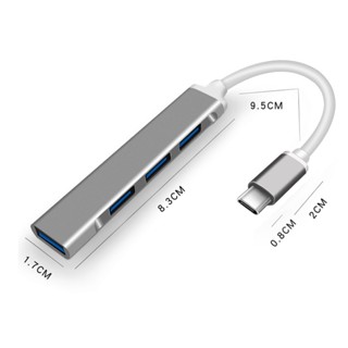ฮับแยกขยาย USB 3.0 Type C C809 สีเทาอวกาศ