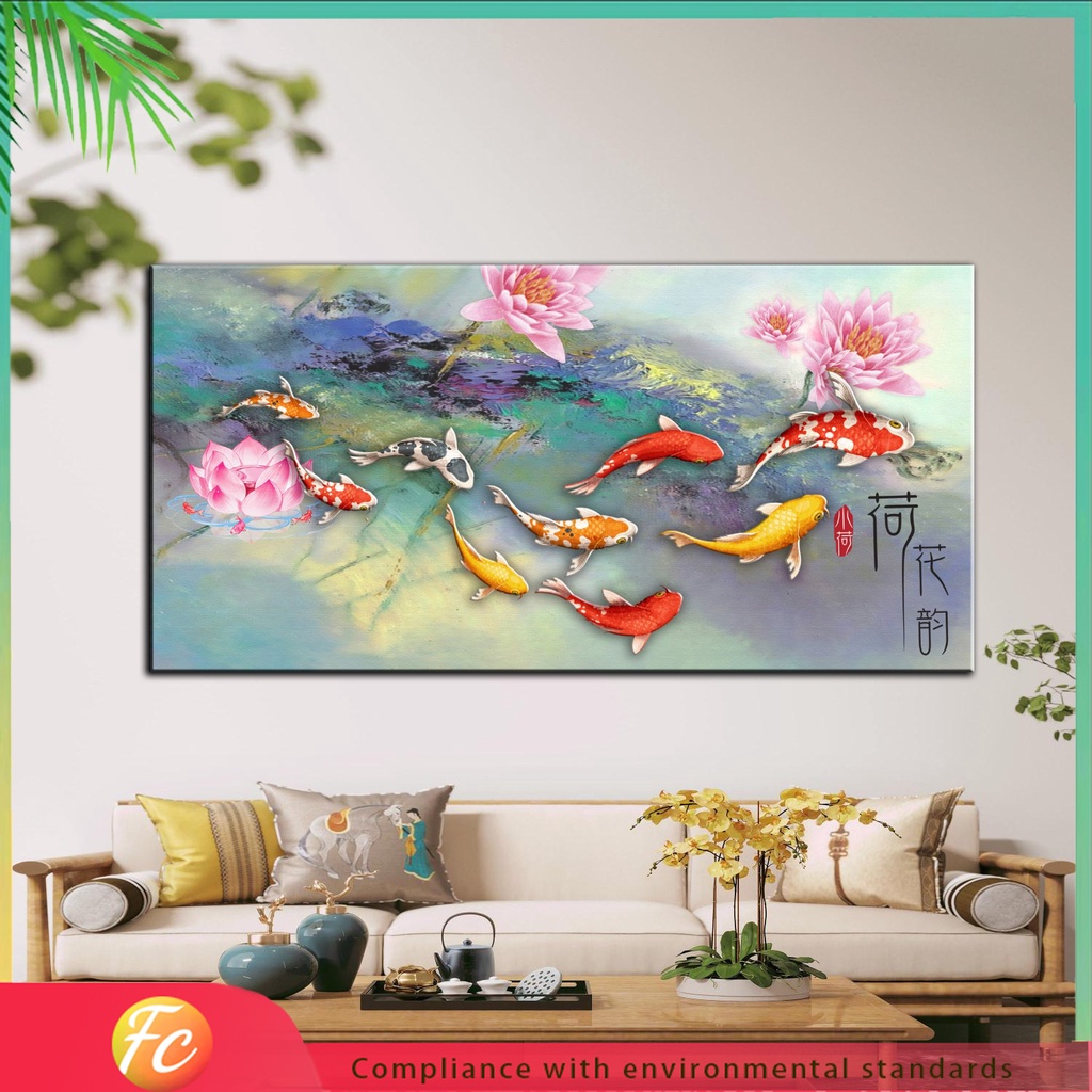FangCun ปลาคราฟ เรือสําเภาจีนฮวงจุ้ย รูปภาพ มงคลเสริม ฮวงจุ้ย รูป ปลา คราฟ มงคล ภาพปลาคราฟ ภาพ ปลา คราฟ 9 ตัว ปลาคราฟ 9 ตัวรูป มงคลเสริม ฮวงจุ้ย ติด ปนัง เสริมฮวงจุ้ย ภาพปลาคราฟมงคลรูป ปลา คราฟ มงคล 9 ตัว ของมงคลเสริมฮวงจุ้ย ปลาคราฟ ติดผนังฮวงจุ้ย Z09-&
