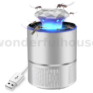 360° โคมไฟฆ่ายุง แมลง LED แบบพกพา ชาร์จ USB