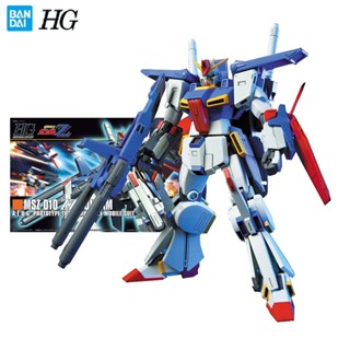 Bandai Genuine Gundam Model Garage Kit HGUC Series 1/144 MSZ-010 ZZ GUNDAM Anime Action Figure Toys for Boys Collectible Toy