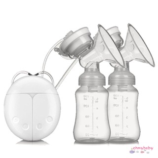 เครื่องปั๊มนมคู่ขวดนมไฟฟ้าสำหรับทารก Usb Safe Powerful Infant Breast Suction Pumps [N/3]