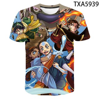 เสื้อยืด พิมพ์ลาย Avatar The Last Airbender Streetwear สไตล์ฮาราจูกุ