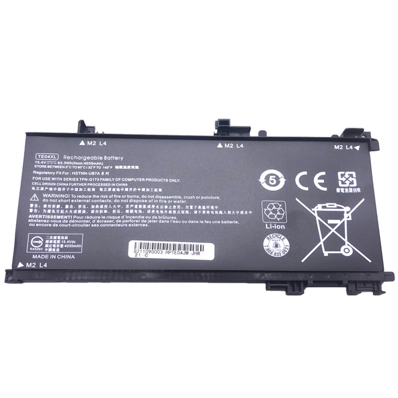 แบตใหม่ TE04XL Battery HP TE04XL ของแท้ HP Omen 15-AX200, Omen Pavilion 15-BC (15.4V TE04XL) 15-ax201tx