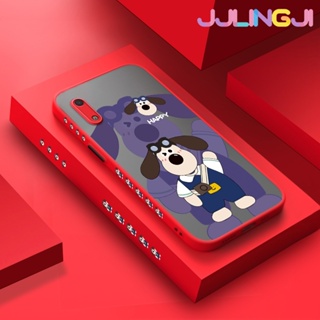 เคสโทรศัพท์มือถือ ซิลิโคน ใส กันกระแทก ลายการ์ตูนสุนัขแฮปปี้ สําหรับ Huawei Y6 Pro 2019