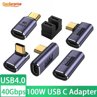 [Surprise] อะแดปเตอร์โลหะ 100W USB 4.0 Type C OTG 40Gbps ถ่ายโอนข้อมูลเร็ว ชาร์จ USB-C สําหรับโทรศัพท์มือถือ Macbook Air Pro แล็ปท็อป