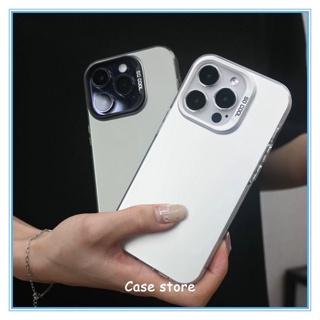 For iPhone 14 Pro Max  เคสโทรศัพท์มือถือ ผิวด้าน หรูหรา สําหรับ iPhone 14 Pro max 11 12 13pro max กรณีอะคริลิคแข็ง Phone Case เคสไอโฟน14 pro max