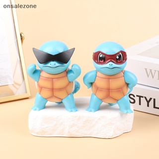 Ozth โมเดลฟิกเกอร์ Pvc รูปอนิเมะ Squirtle Kawaii ของเล่น สําหรับเก็บสะสม