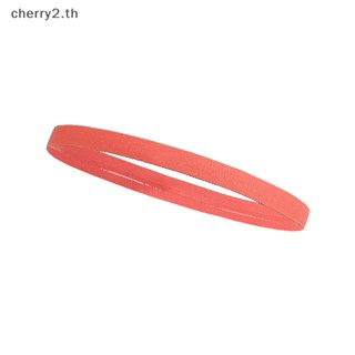 [cherry2] ที่คาดผมซิลิโคน ยืดหยุ่น กันลื่น เรียบง่าย สําหรับเล่นกีฬา โยคะ วิ่ง ฟิตเนส ทุกเพศ [TH]