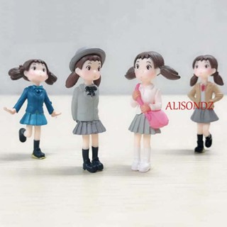 ALISONDZ ฟิกเกอร์ PVC รูปมอส มิยาซากิน่ารัก ขนาดเล็ก สําหรับตกแต่งสวน DIY