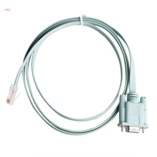 Shas สายเคเบิลคอนโซล USB RJ45 Cat5 อีเธอร์เน็ต เป็นเราเตอร์ Rs232 DB9 COM พอร์ตอนุกรม ตัวเมีย