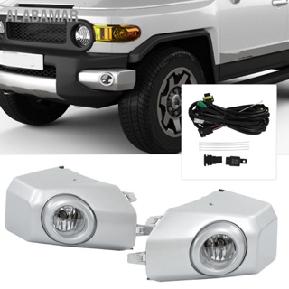 ALABAMAR 2 ชิ้นไฟตัดหมอกหน้าประกอบหลอดฮาโลเจนสำหรับการขับขี่ FJ Cruiser XJ10 2007-2014