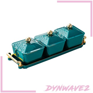 [Dynwave2] ถาดใส่อาหาร ผลไม้แห้ง สไตล์นอร์ดิก พร้อมขาตั้ง ถอดออกได้ พร้อมฝาปิด