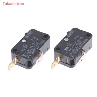 (Takashitree) ใหม่ ไมโครสวิตช์ ขนาดใหญ่ V-15-2C26-K (F3) 2-Pin 1 ชิ้น