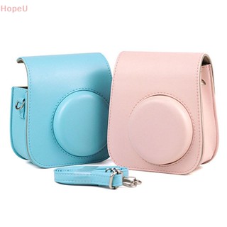 [HopeU] กระเป๋าใส่กล้อง หนัง PU พร้อมสายคล้องไหล่ แบบพกพา สําหรับ instax Mini 11