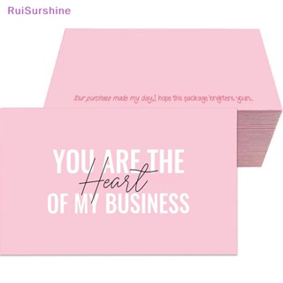 Ruisurshine ใหม่ การ์ดกรีก Thank You for Your Order 50 ชิ้น